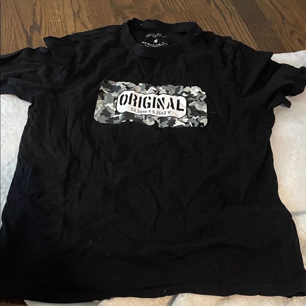 Original Black Camouflage Men's T-Shirt